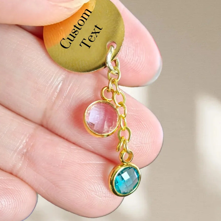 Memorial Wind Chime with Birthstone | Personalized Keepsake Gift