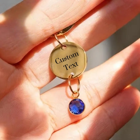 Memorial Wind Chime with Birthstone | Personalized Keepsake Gift
