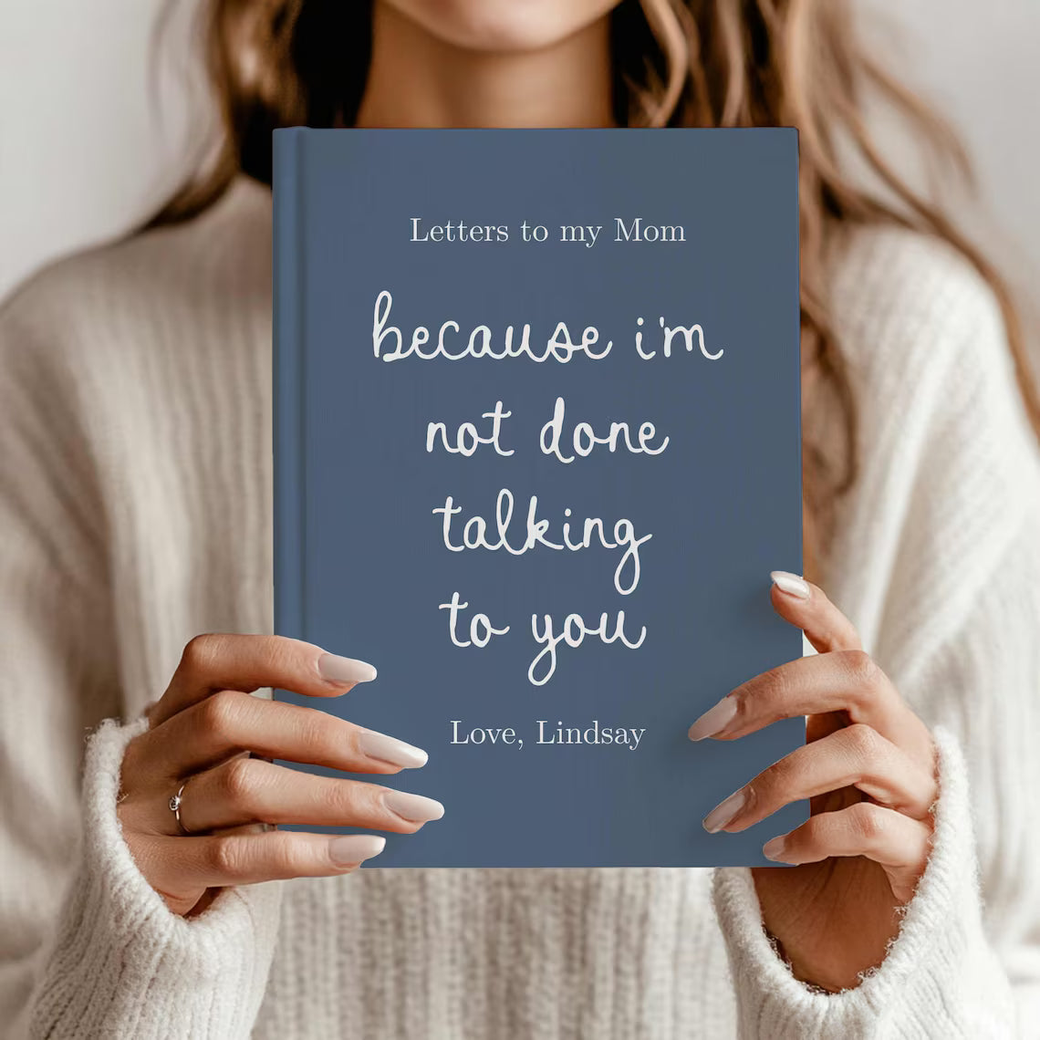Personalized Memorial Notebook for Loss of Loved One | Custom Hardcover Journal