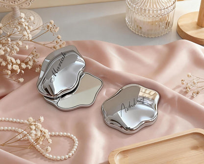 Personalisierter Kompaktspiegel – Geschenk für die Brautjungfer