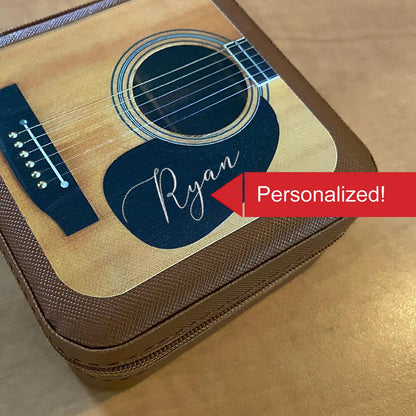 Personalisierter Gitarrenkoffer – Geschenk mit Namensanpassung