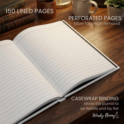 Personalized Memorial Notebook for Loss of Loved One | Custom Hardcover Journal