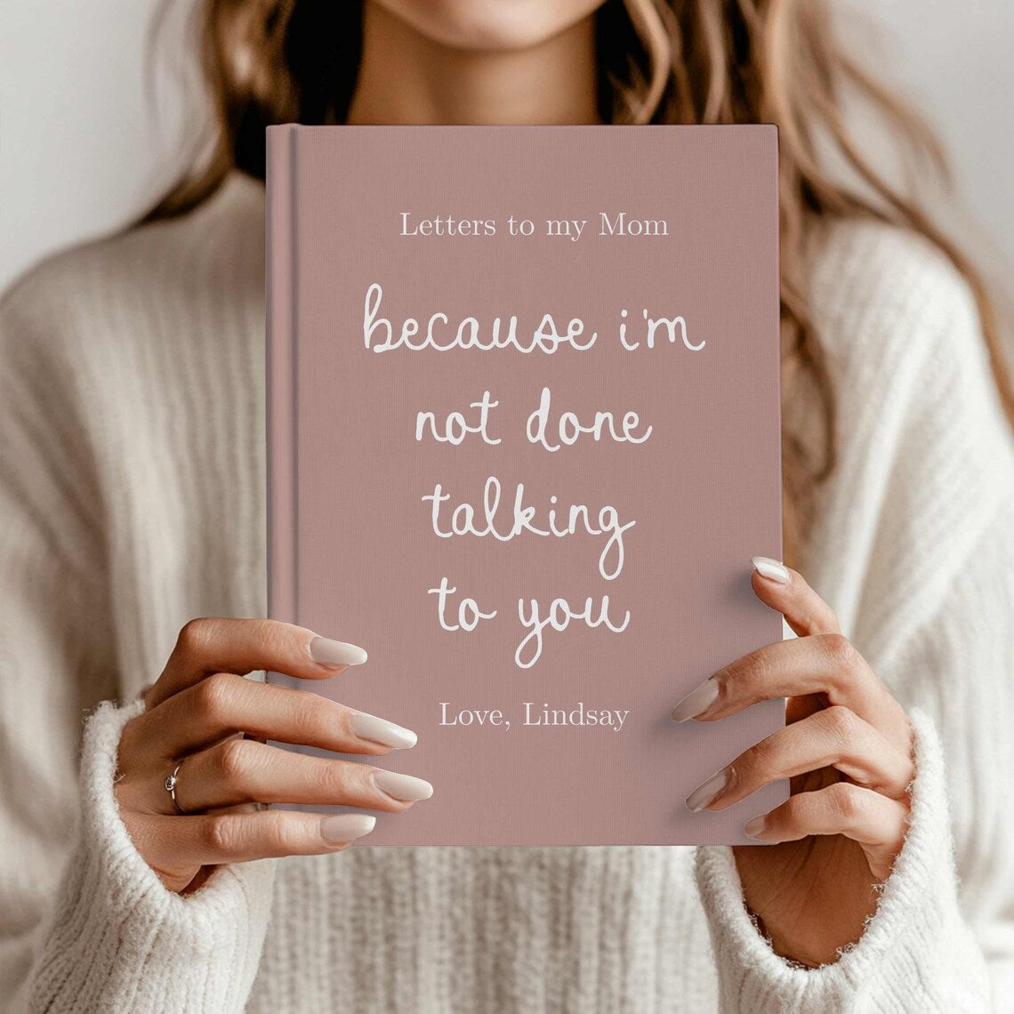 Personalized Memorial Notebook for Loss of Loved One | Custom Hardcover Journal