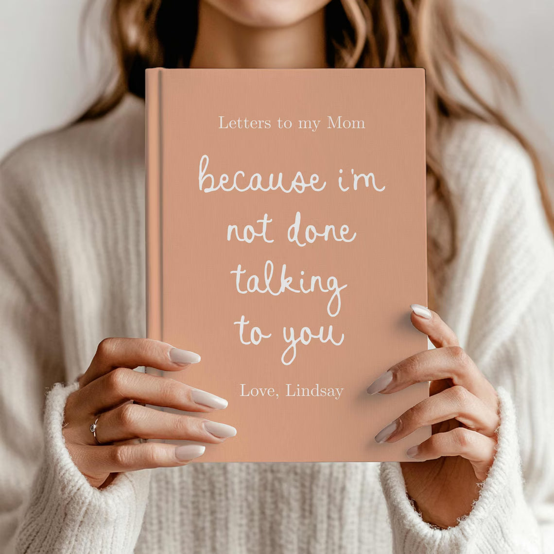 Personalized Memorial Notebook for Loss of Loved One | Custom Hardcover Journal