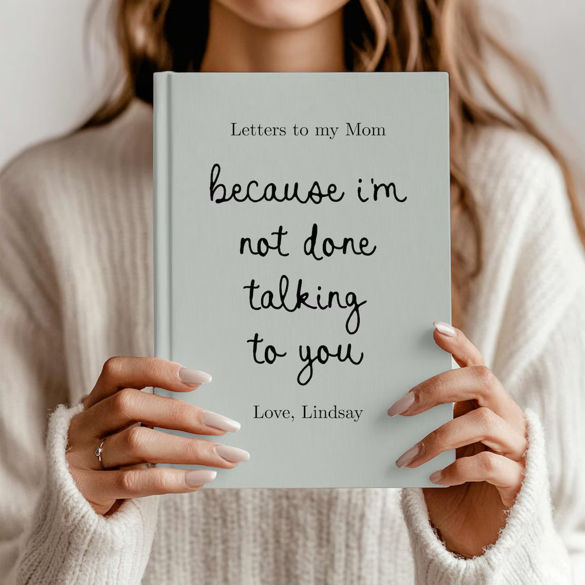 Personalized Memorial Notebook for Loss of Loved One | Custom Hardcover Journal