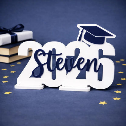 Personalized Class of 2026 Graduation Party Sign – Custom Tabletop Decor