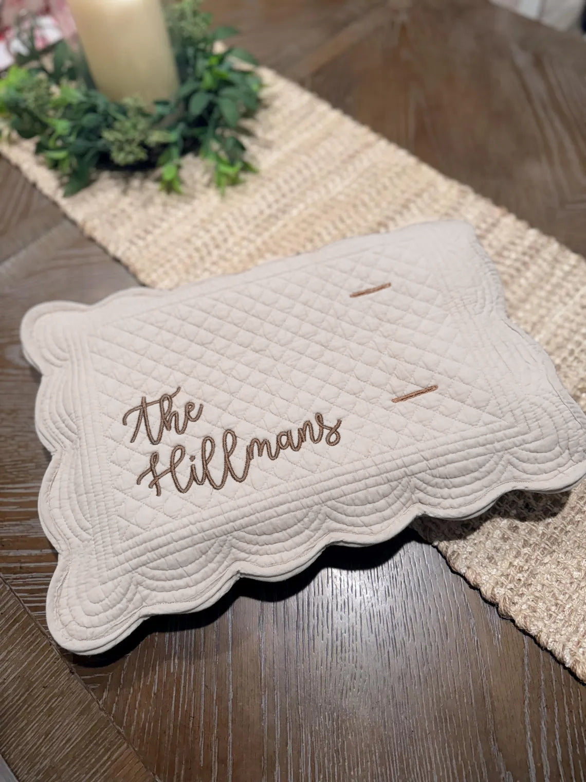 Personalized Casserole Dish Cover – Embroidered Quilted Gift