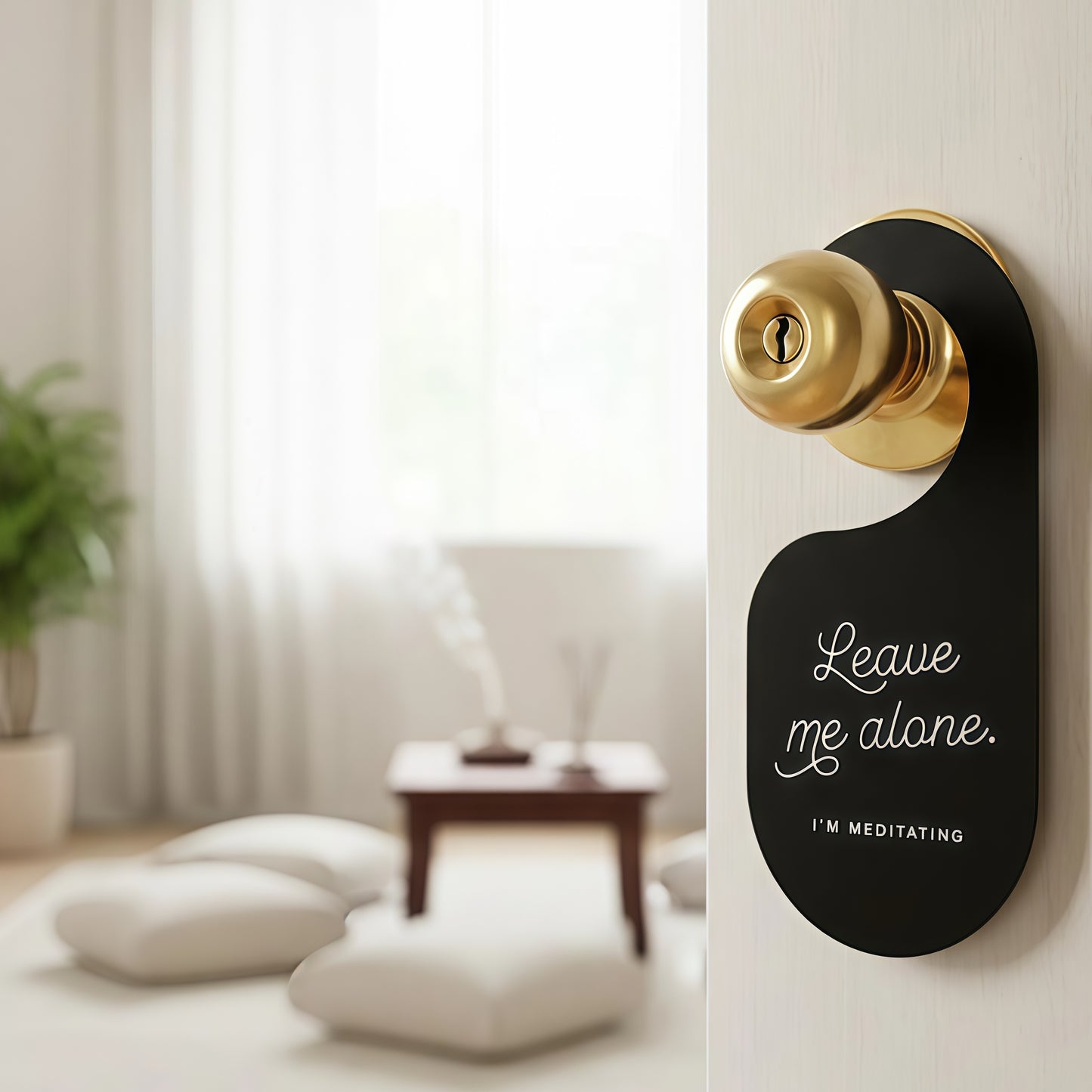 Personalized Door Hanger Sign – Custom Do Not Disturb Acrylic Door Tag