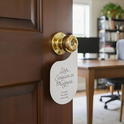 Personalized Door Hanger Sign – Custom Do Not Disturb Acrylic Door Tag
