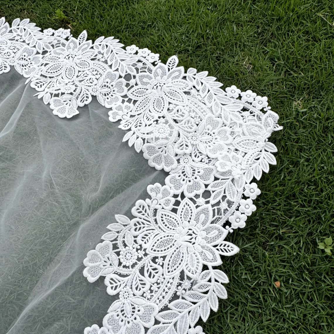 Personalized Lace Wedding Welcome Sign Sheer Fabric Banner