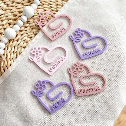 Set of 2 Personalized Mother’s Day Jumbo Bookmarks – Gift for Mom & Grandma