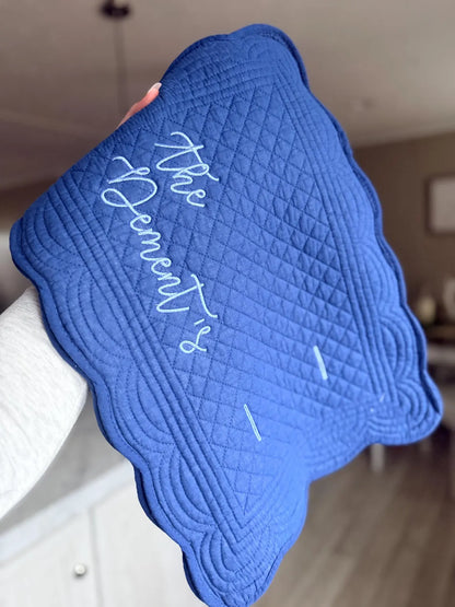 Personalized Casserole Dish Cover – Embroidered Quilted Gift