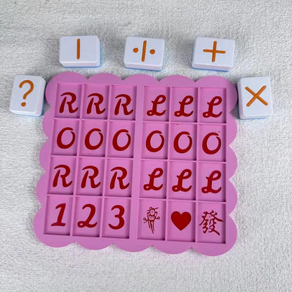 Mahjong Practice Board | 3D Printed Tile Holder Training Tool