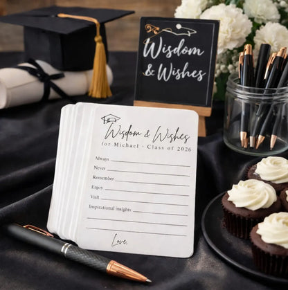 Personalized Graduation Advice Cards – Wisdom & Wishes Set