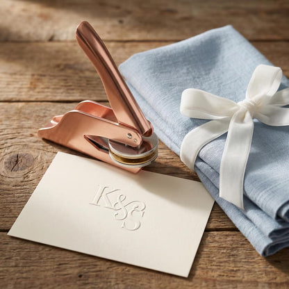 Custom Wedding Embosser – Personalized Invitation & Napkin Seal