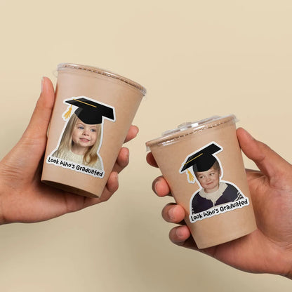Custom Graduation Face Stickers | Photo Party Stickers