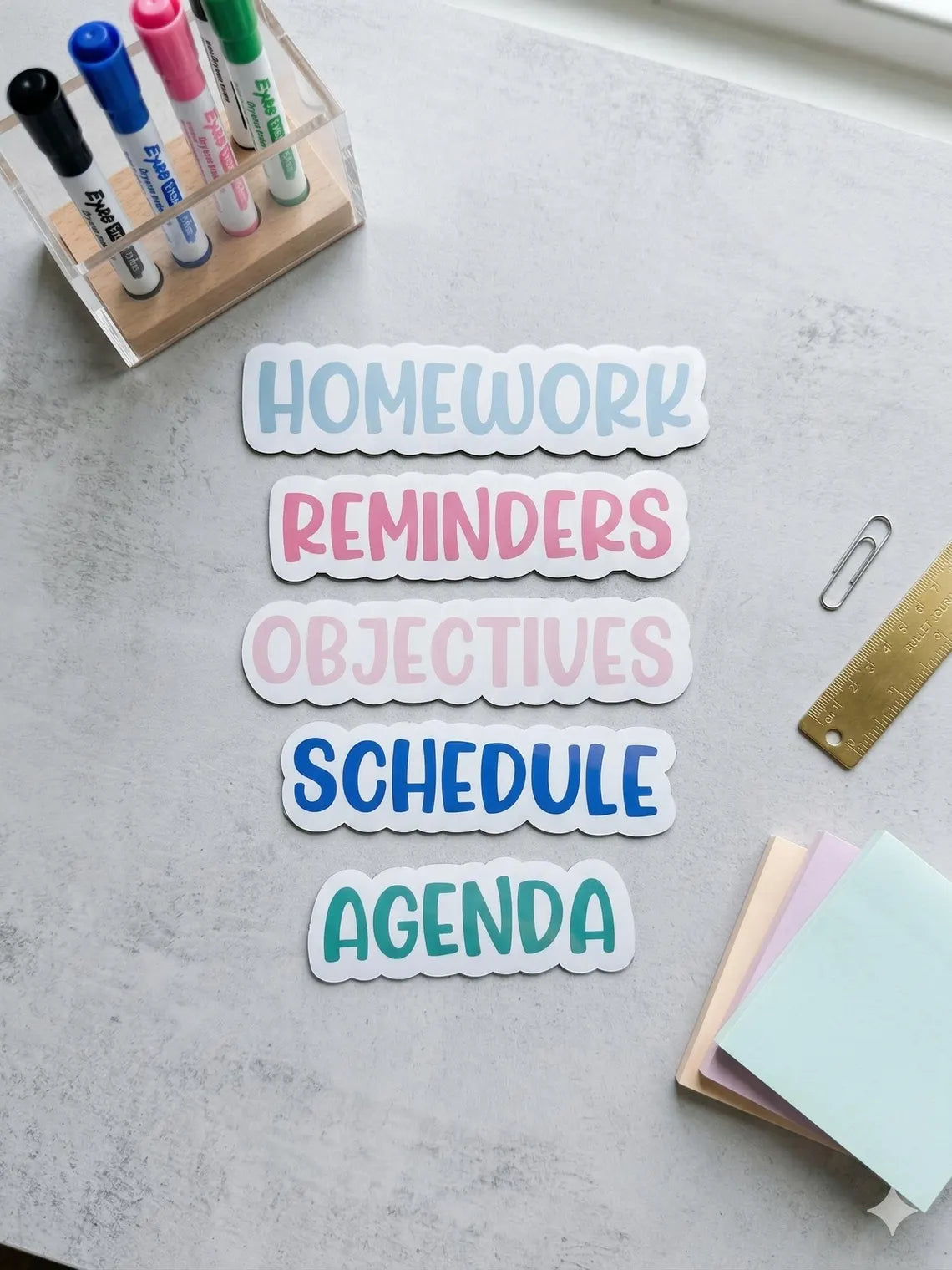 Personalized Teacher Whiteboard Magnets | Custom Classroom Labels