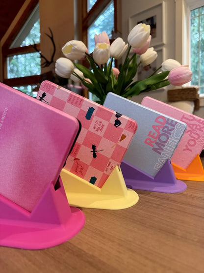Personalized Kindle Stand | Custom Name E-Reader Holder for Bed Reading