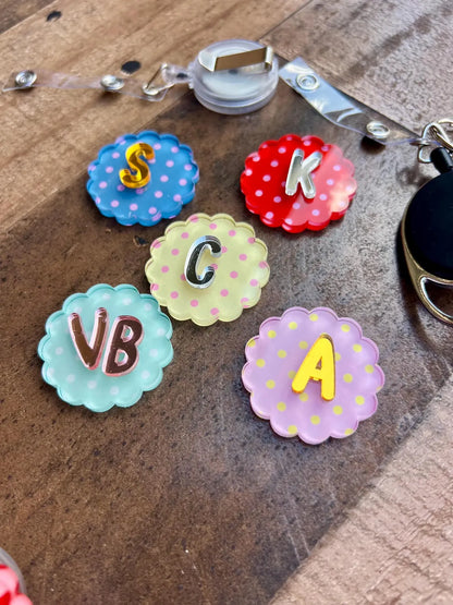 Pink Nurse Badge Reel | Custom RN Name Retractable ID Holder