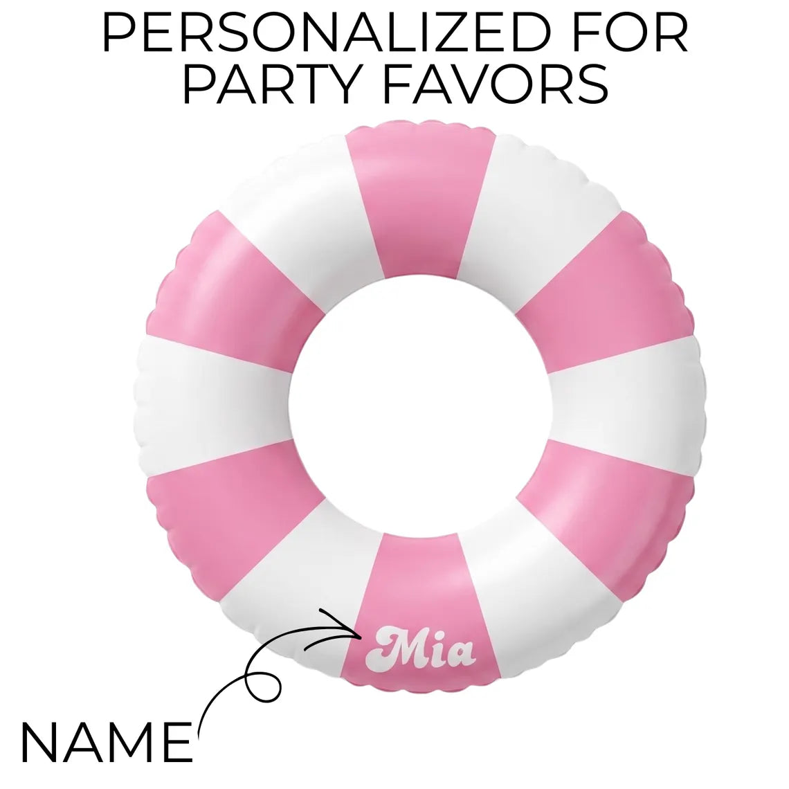 Personalized Birthday Pool Float – Custom Name Party Ring