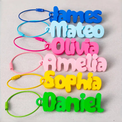 Personalized 3D Printed Name Tag – Custom Backpack & Luggage Tag
