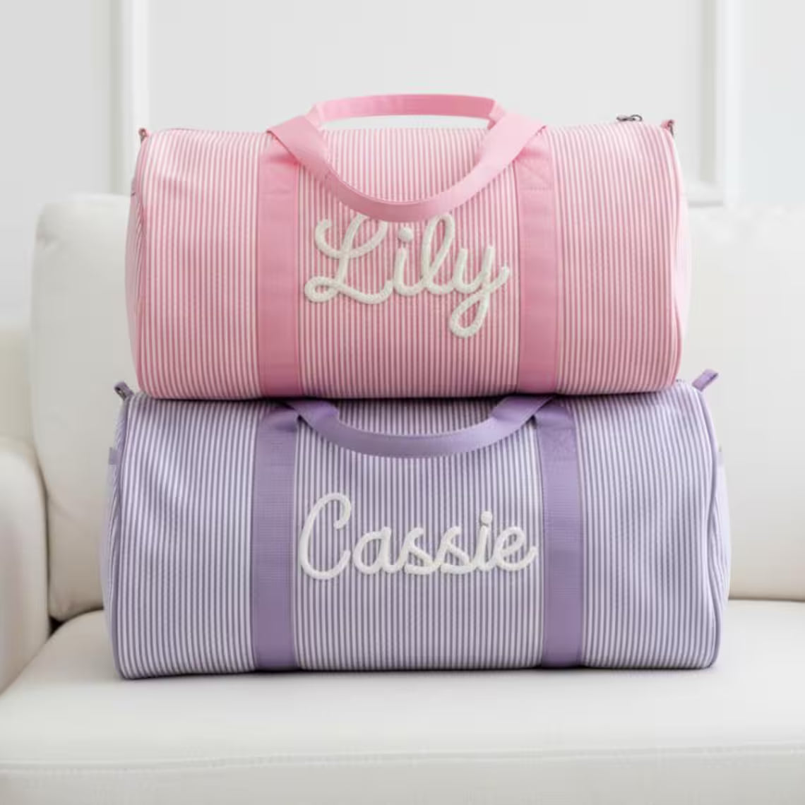 Personalized Kids Duffle Bag – Embroidered Name Travel Bag