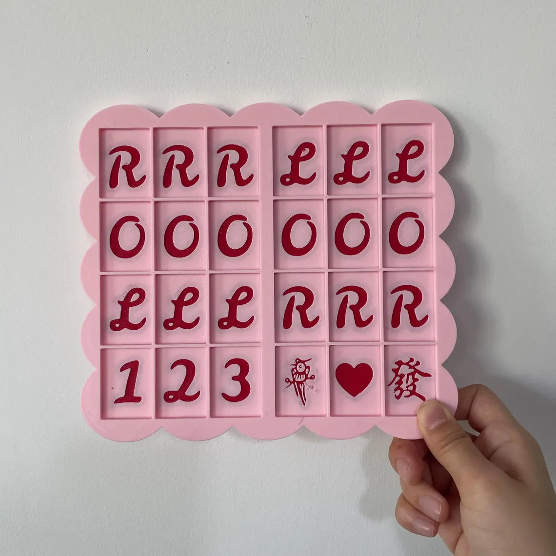 Mahjong Practice Board | 3D Printed Tile Holder Training Tool