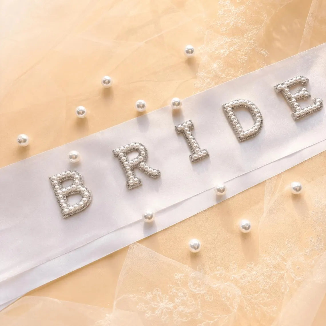 Personalized Bridal Sash | Custom Wedding Party Satin Sash