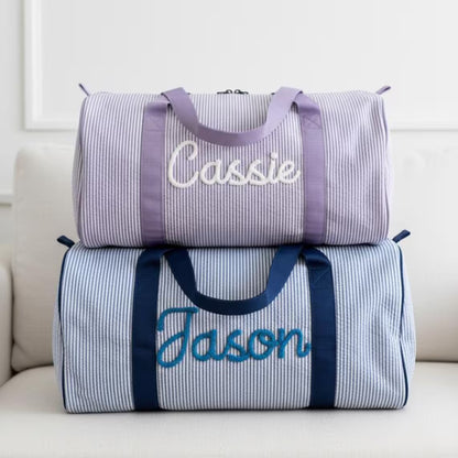 Personalized Kids Duffle Bag – Embroidered Name Travel Bag