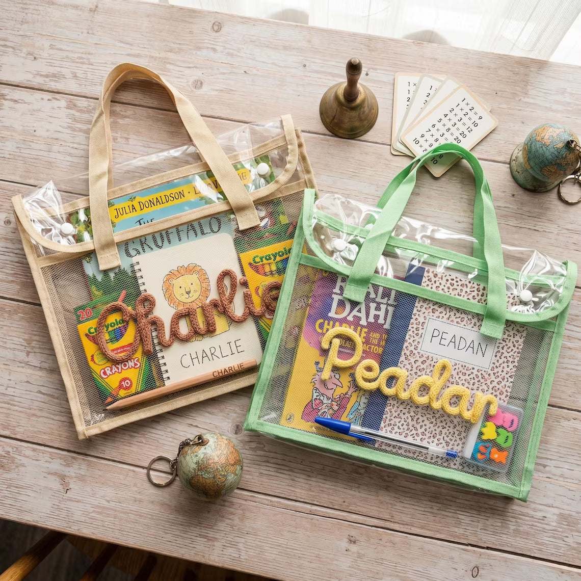 Personalized Name Waterproof Expanding File Folder with Handle