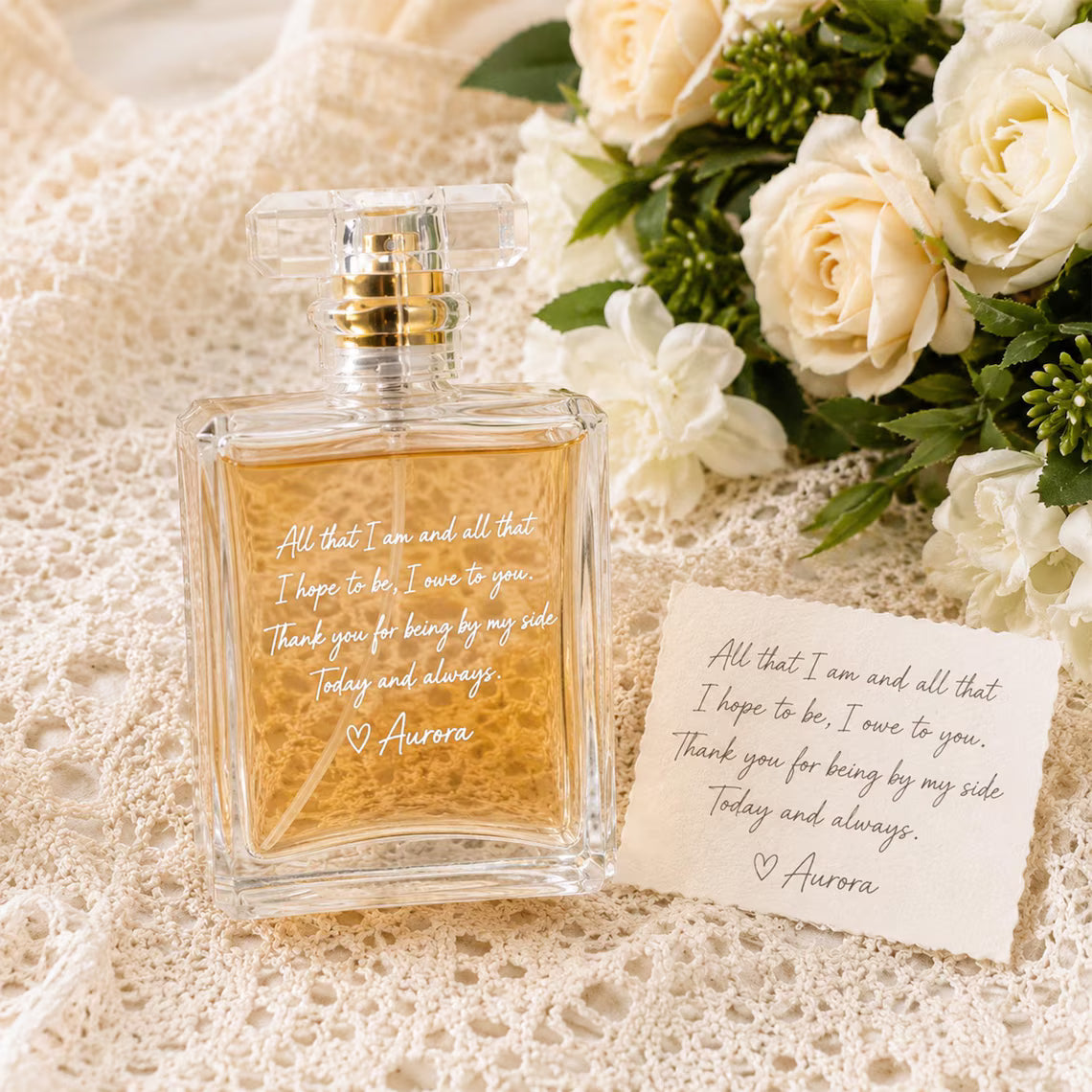 Personalized Photo Perfume Bottle | Custom Refillable Gift