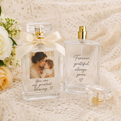 Personalized Photo Perfume Bottle | Custom Refillable Gift