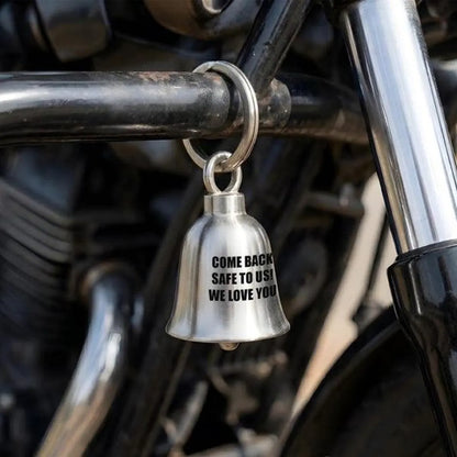 Personalized Photo Guardian Bell | Motorcycle Gift for Dad