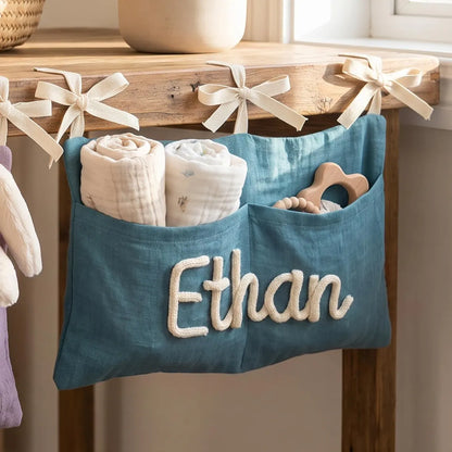 Personalized Car Seat Organizer | Custom Name Backseat Storage Caddy