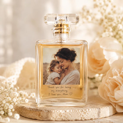Personalized Photo Perfume Bottle | Custom Refillable Gift