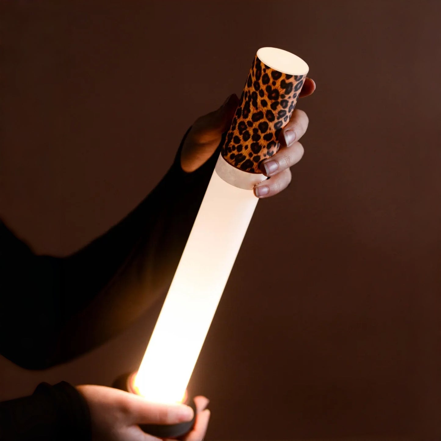 Leopard Ambient Tube Lamp | Custom LED Mood Table Light