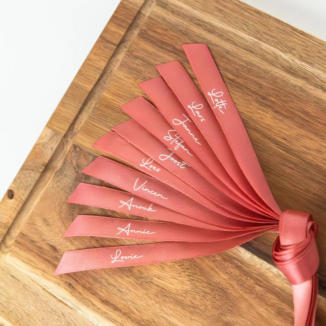 Personalized Satin Name Ribbons for Party & Event Decorations