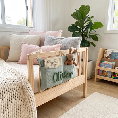 Personalized Car Seat Organizer | Custom Name Backseat Storage Caddy