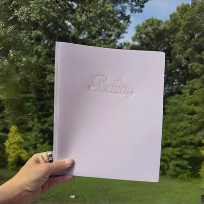 Personalized Embroidered 2-Pocket Folder Set | Custom School Folder (Set of 2)