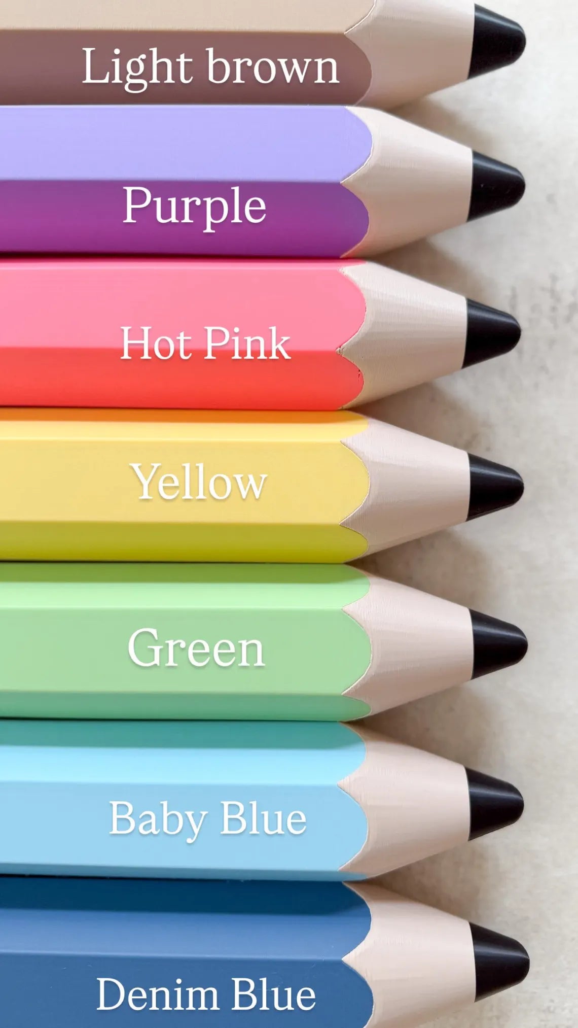Personalized Giant Pencil Holder | Custom Name Pencil Box