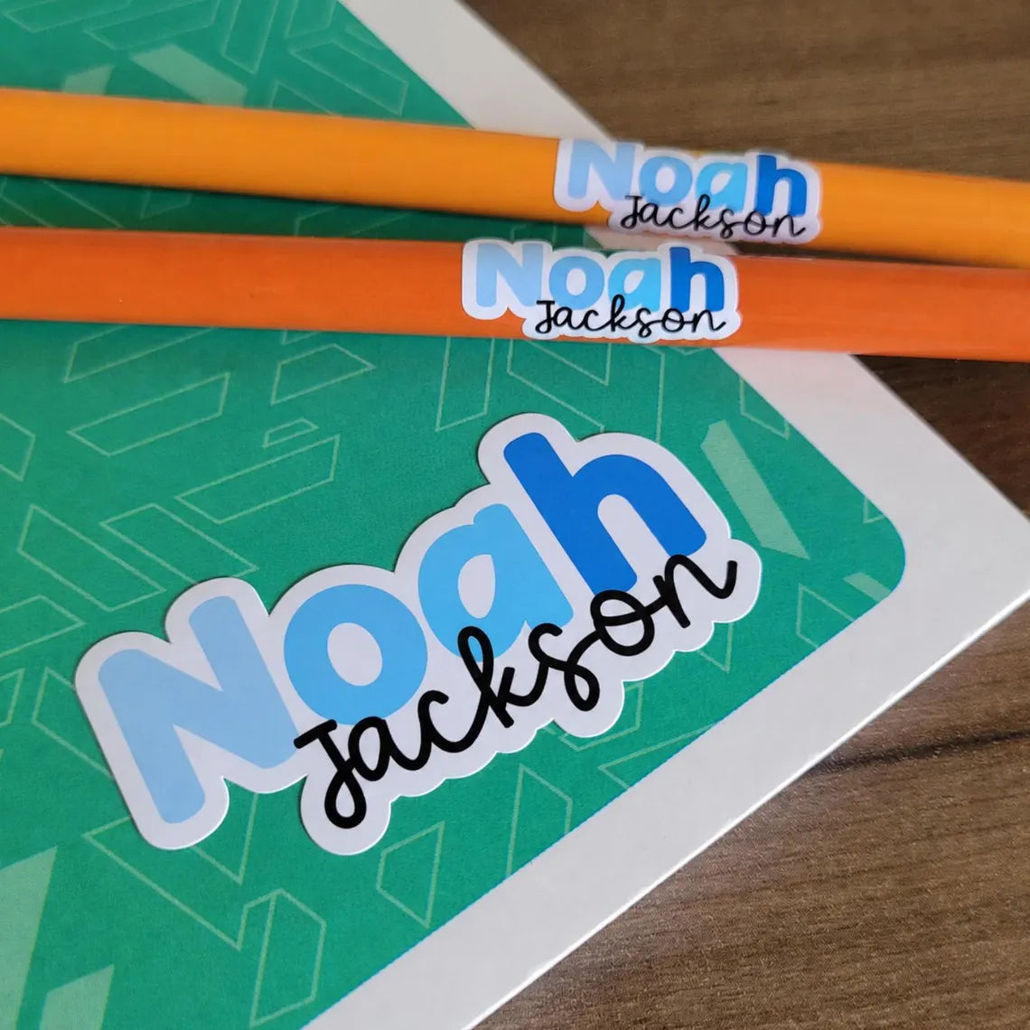 Personalized Kids Name Stickers | Waterproof School Labels 2 Sheets