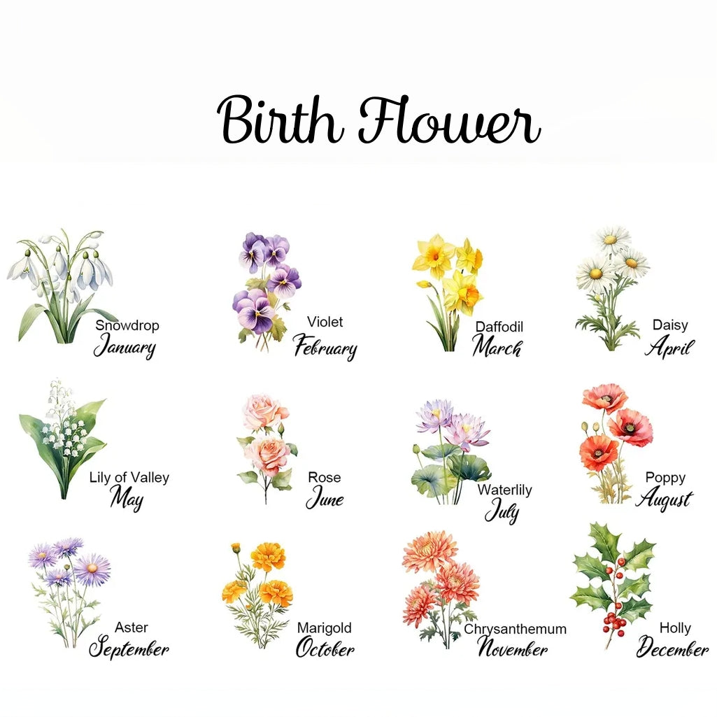 Personalized Garden Tool Bag | Custom Birth Flower Gardening Tote Gift