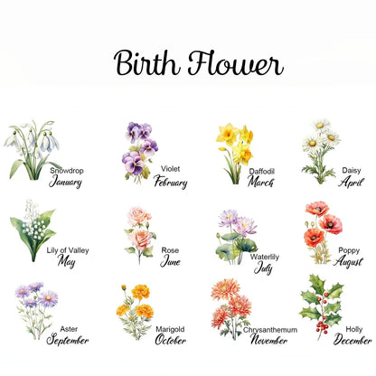 Personalized Garden Tool Bag | Custom Birth Flower Gardening Tote Gift