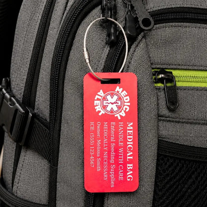 Personalized Medical Alert Tag | Engraved Aluminum ID