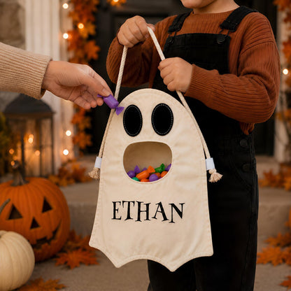 Halloween-Geistertasche für Kinder | Süßes oder Saures-Umhängetasche