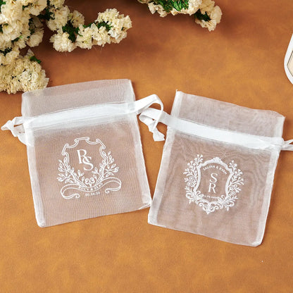 Personalized Organza Favor Bags | Custom Party & Wedding Favors