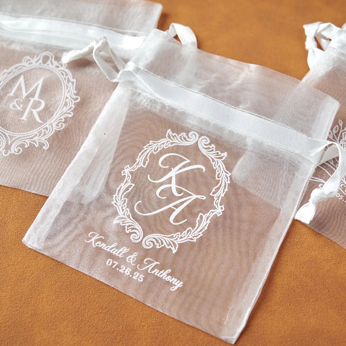 Personalized Organza Favor Bags | Custom Party & Wedding Favors