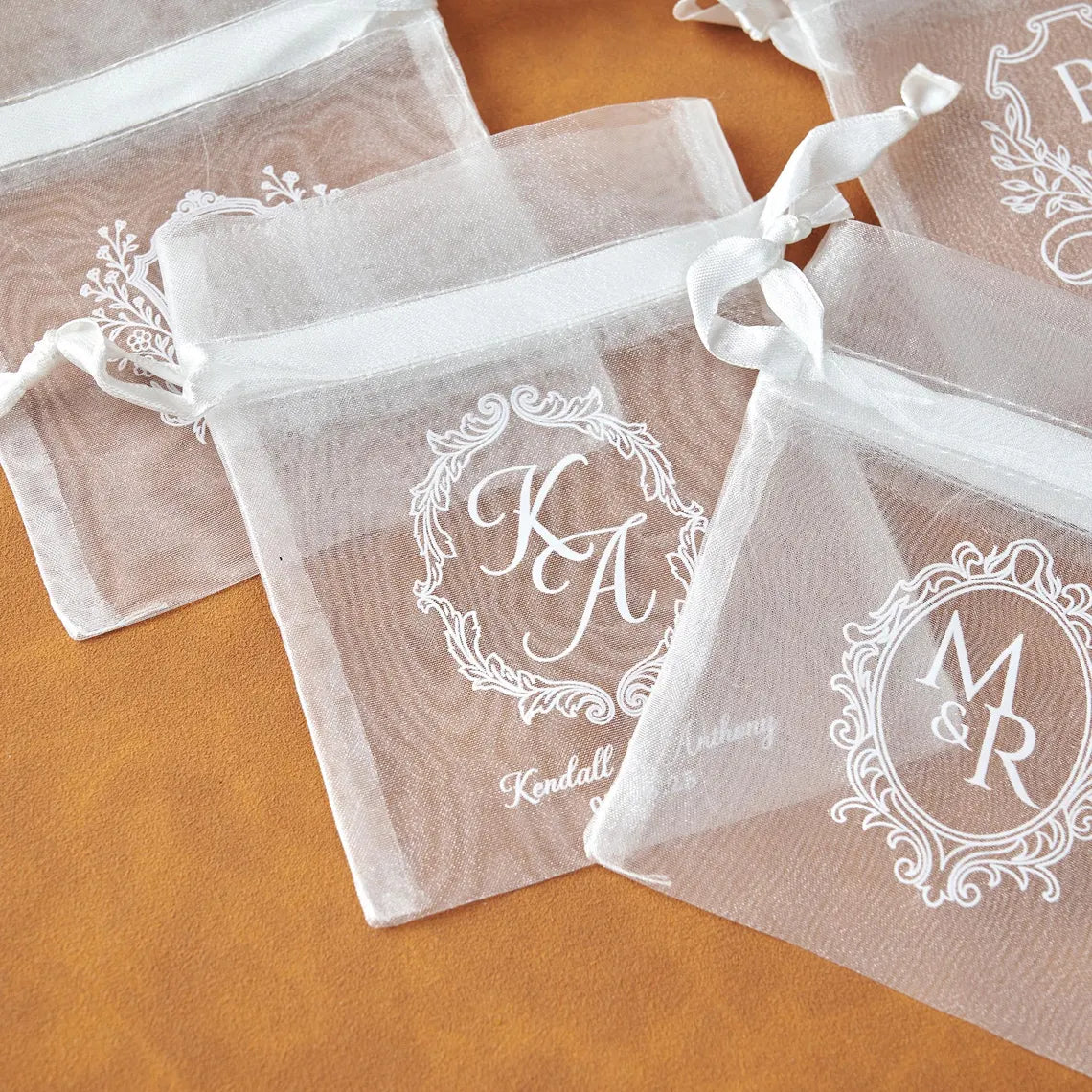 Personalized Organza Favor Bags | Custom Party & Wedding Favors