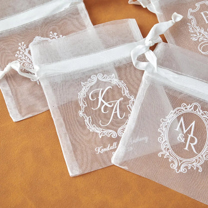 Personalized Organza Favor Bags | Custom Party & Wedding Favors