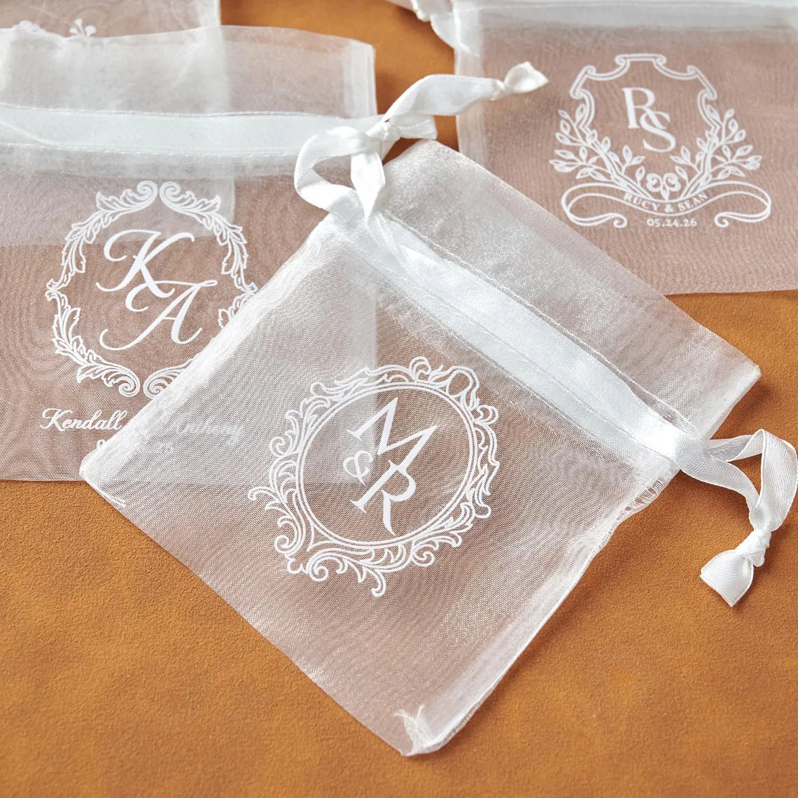 Personalized Organza Favor Bags | Custom Party & Wedding Favors